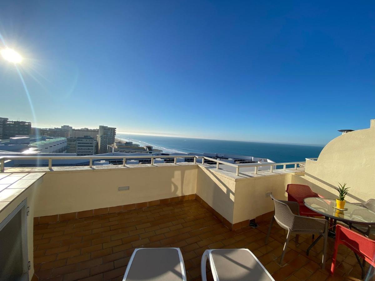 Atico Apartamento Loft Playa Victoria Cadiz Bagian luar foto